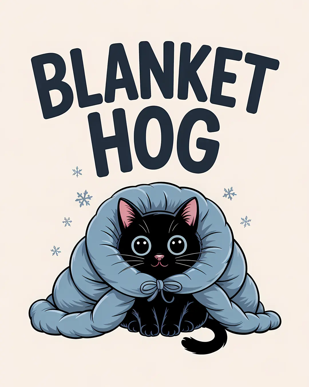 The Hibernation Trio · Cozy Cat Winter Prints · 3-Piece Printable Set