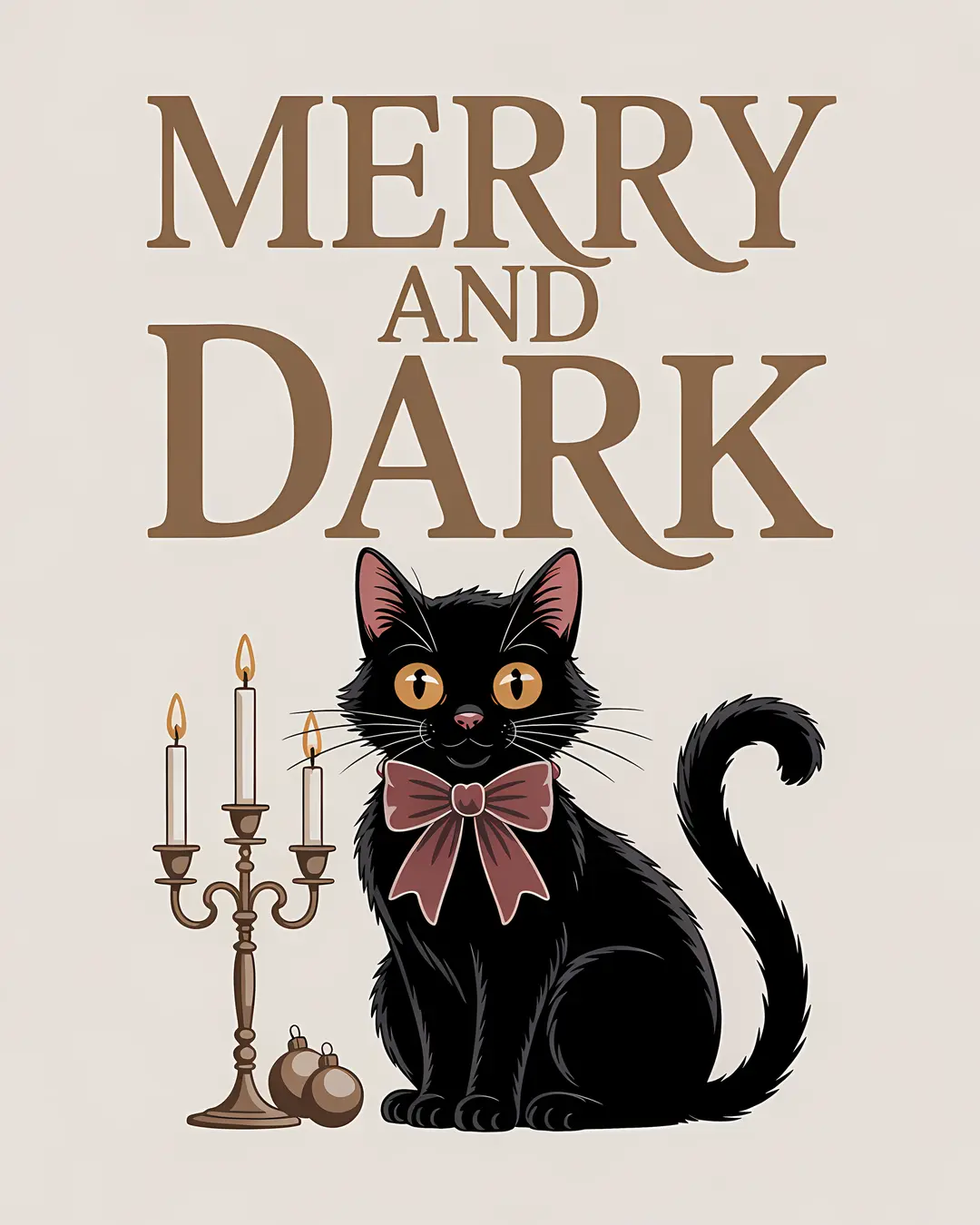 The Dark and Merry Trio · Burgundy Christmas Decor Prints · 3-Piece Printable Set