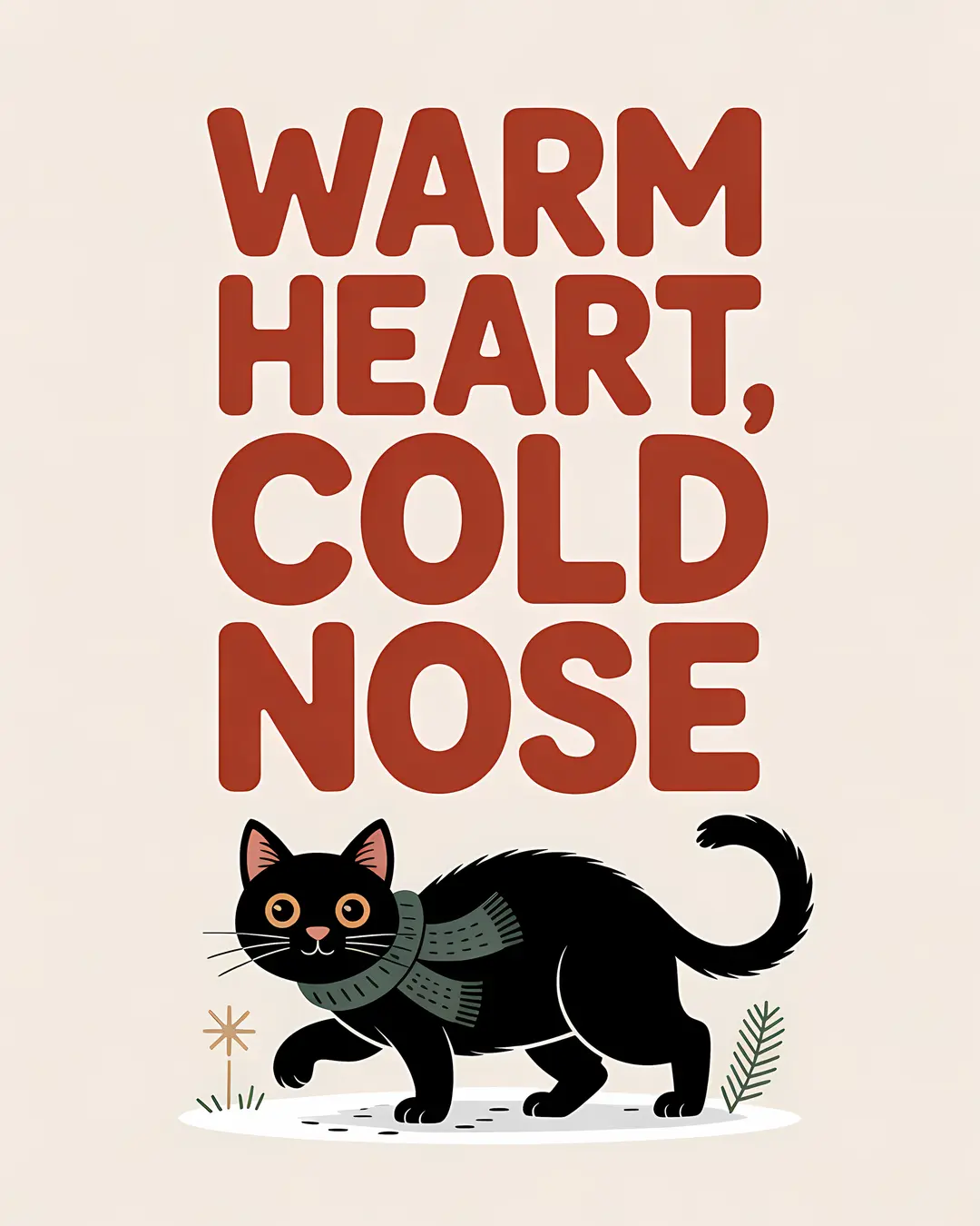 The Mulled Wine Trio · Mulled Wine Black Cat Prints · 3-Piece Printable Set