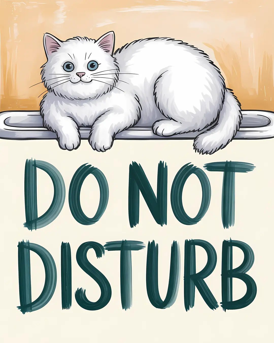 The Bubble Trouble Trio · Funny Cat Bathroom Art · 3-Piece Printable Set